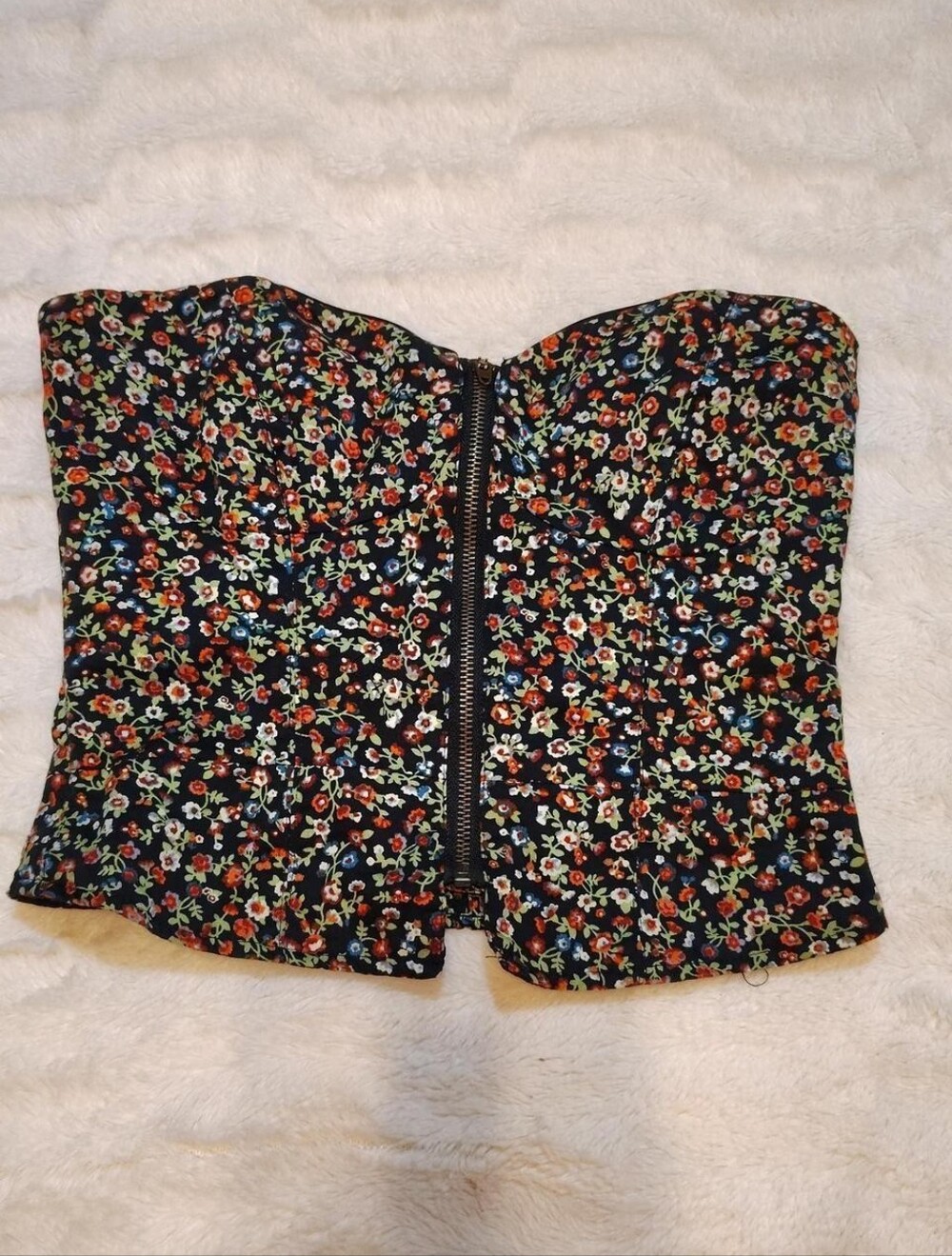 American Rag Floral Corset Top